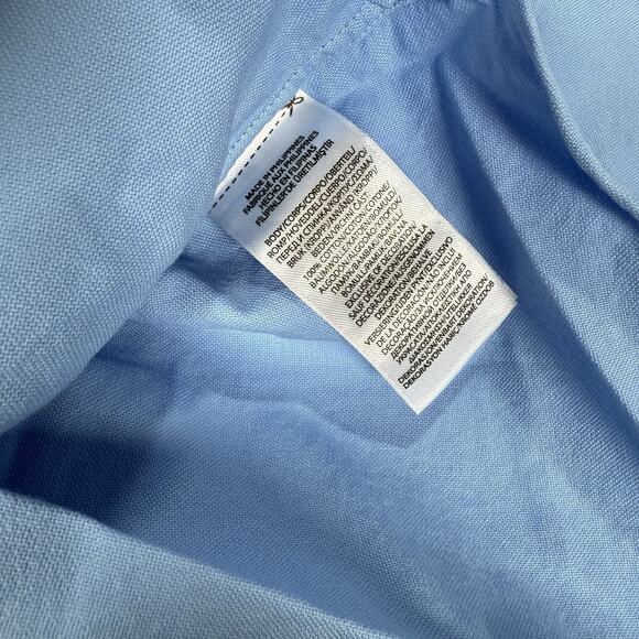 NWT Ralph Lauren Classic Fit Button Down Dress Shirt Light Blue Men's Size 2XB - Picture 7 of 9